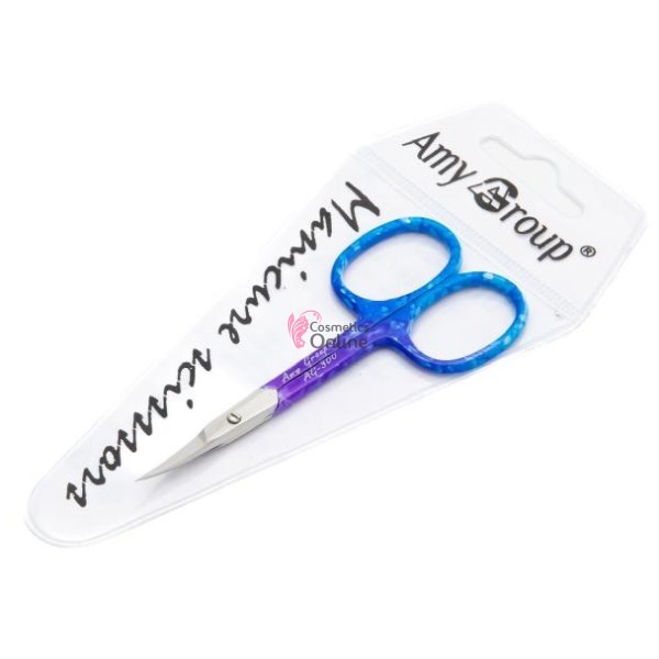 Forfecuta Amy Group pentru cuticule AMG14CC Color cu varf curb